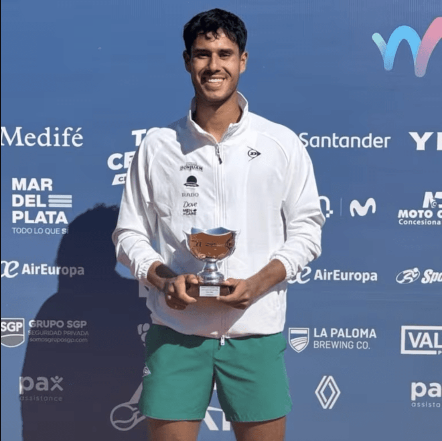 Dani Vallejo, campeón en Mar del Plata